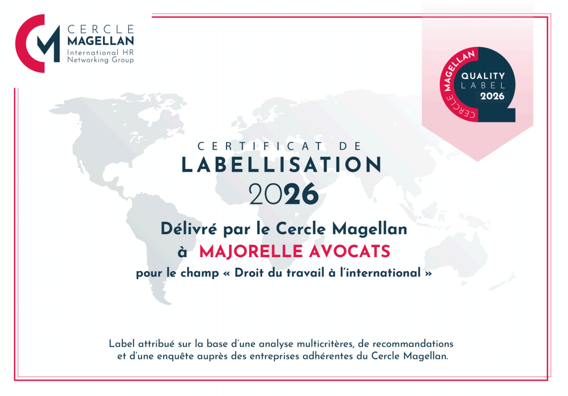 Majorelle Avocats devient partenaire labellisé du Cercle Magellan en droit du travail à l’international